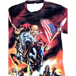 IRON MAIDEN ENGLAND US NORTH AMERICAN TOUR 2012 Bootleg Reproduction Large